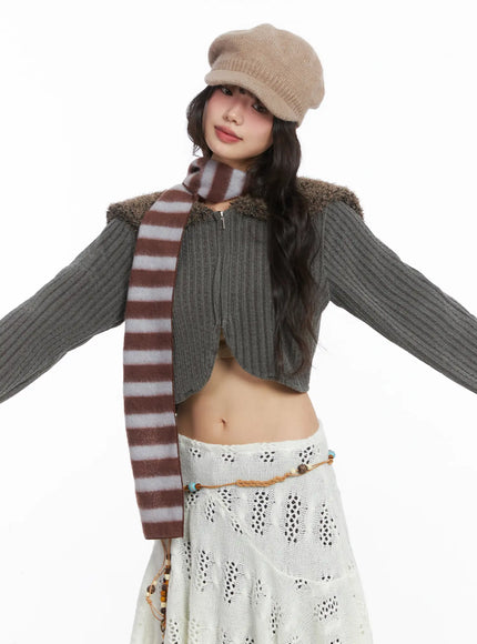 faux-fur-cropped-cardigan-cd531