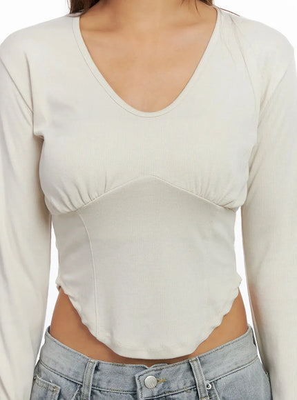 ruched-crop-top-in528