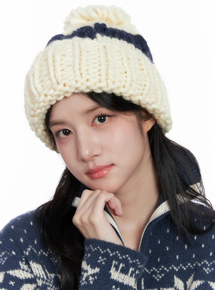Chunky Knit Beanie CO524