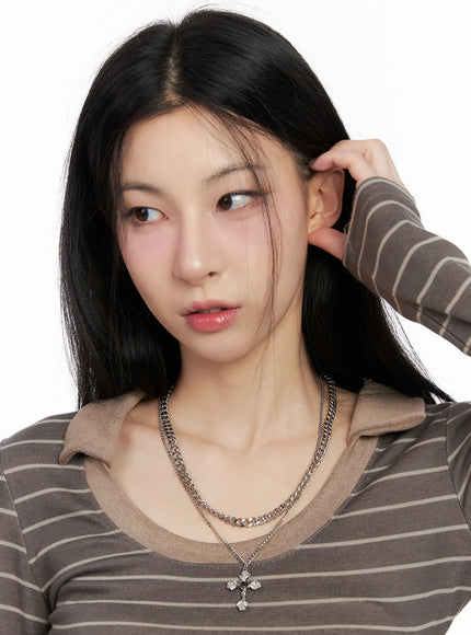 layered-rose-heart-cross-pendant-necklace-cg526