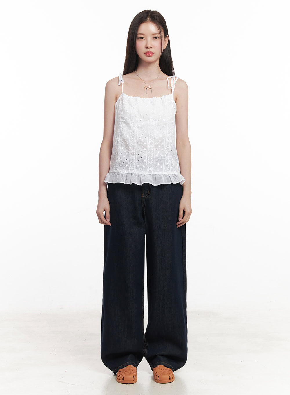 frill-lace-ribbon-cami-top-iy509