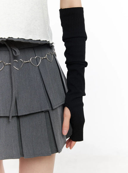 Black Fingerless Hand Warmers CM519