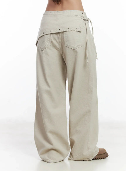 terry-scarf-layered-pants-cj530