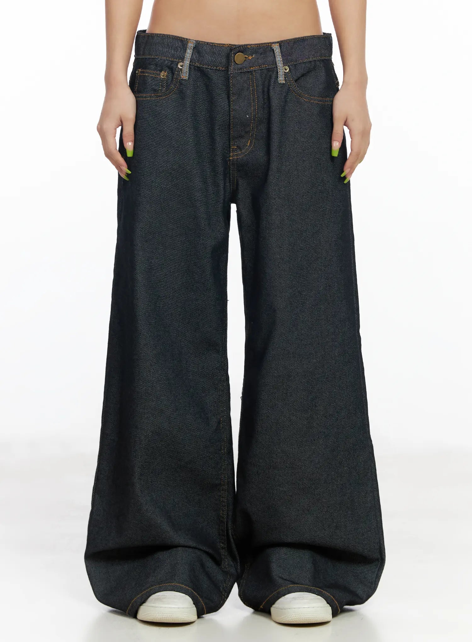 san-wide-leg-jeans-cf512 / Dark blue