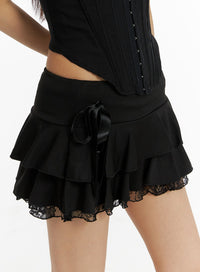 dark-grunge-frill-lace-mini-skirt-with-socks-cf429