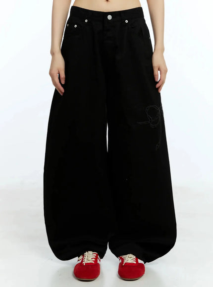 ribbon-detail-baggy-pants-iu523