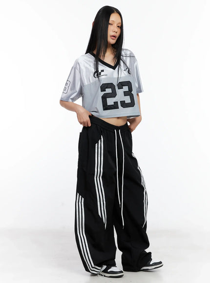 glossy-v-neck-cropped-jersey-cl529