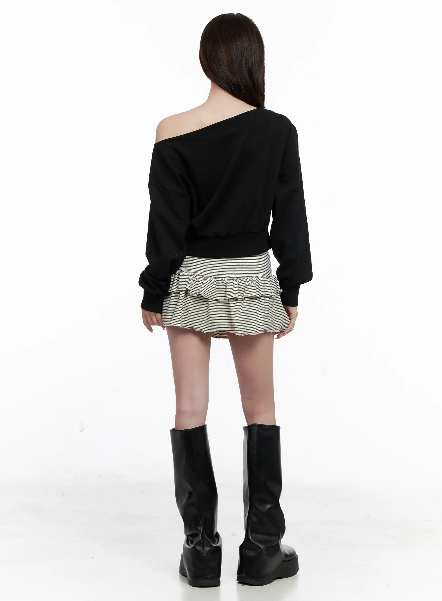 striped-layered-mini-skirt-co520