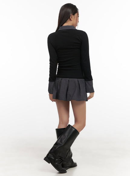 pleated-glam-mini-skirt-cd413