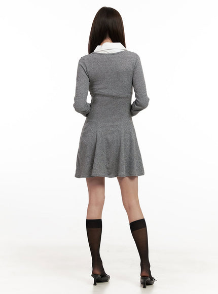 slim-fit-collar-mini-dress-on422