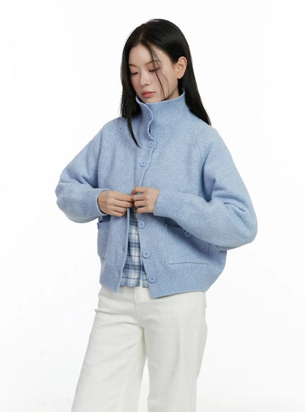 cozy-two-way-pocket-cardigan-f502 / Light blue