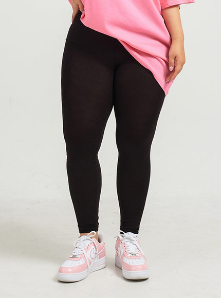 Plus Soft Rayon Leggings IJ30