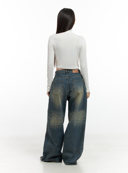 kylie-pintuck-washed-denim-baggy-jeans-cn412