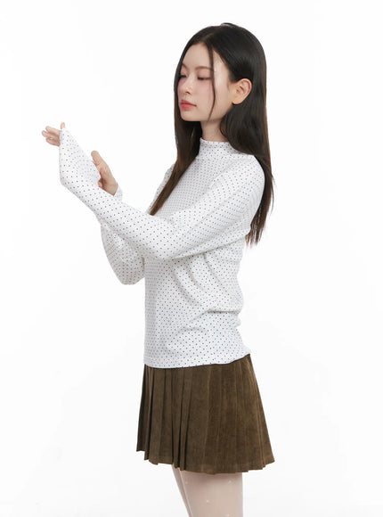 polka-dot-mock-neck-top-cj506