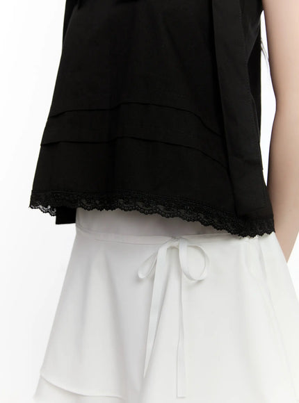 ribbon-tie-babydoll-top-cl507