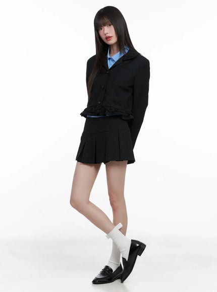 Low-Waisted Pleated Skirt CG518