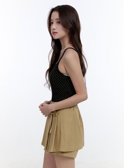 polka-dot-sleeveless-camisole-top-oo407