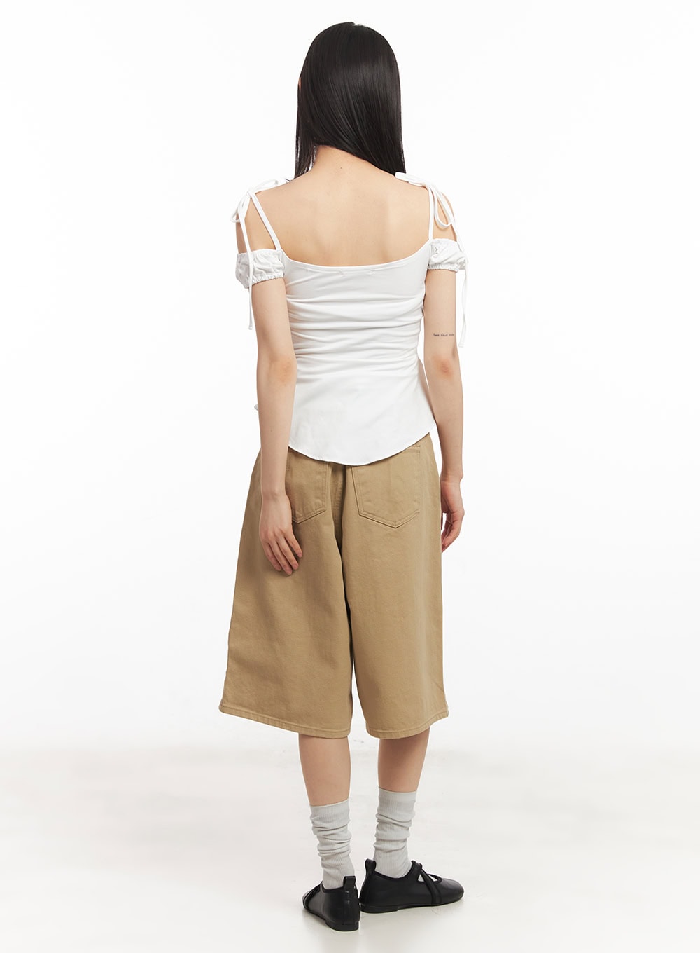 shirred-off-shoulder-puff-sleeve-top-ca523