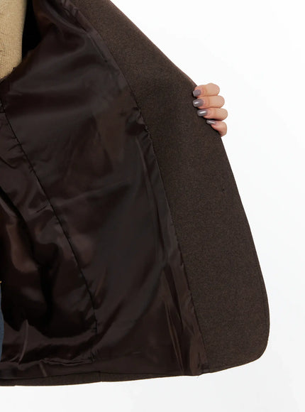 Oversized Classic Wool Blazer Jacket CD502