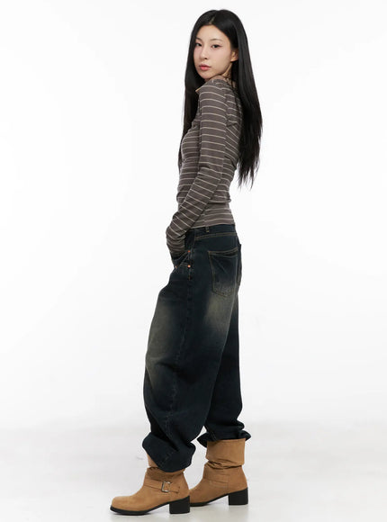 striped-contrast-long-sleeve-top-cs504