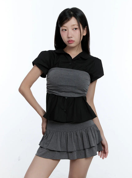 polka-dot-shirred-tube-top-cu527