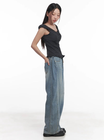 shirred-frill-sleeveless-top-cu516