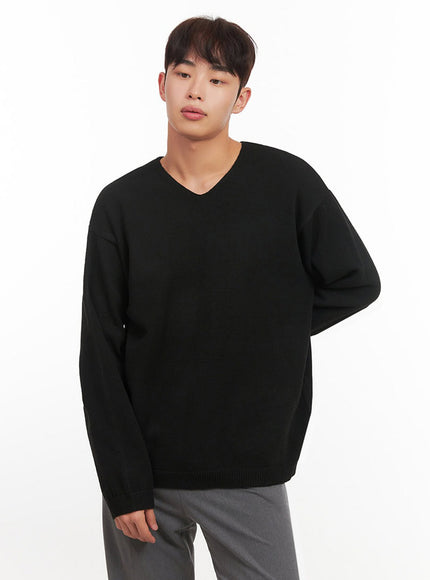 mens-essential-black-v-neck-sweater-if517
