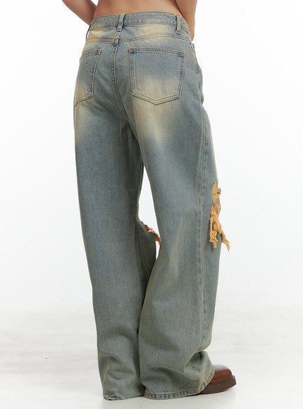 washed-destroyed-denim-baggy-jeans-ol408