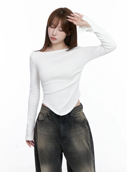 asymmetric-hem-long-sleeve-top-cg529