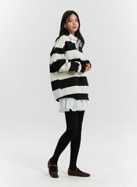 laced-ruffle-hem-mini-skirt-od320
