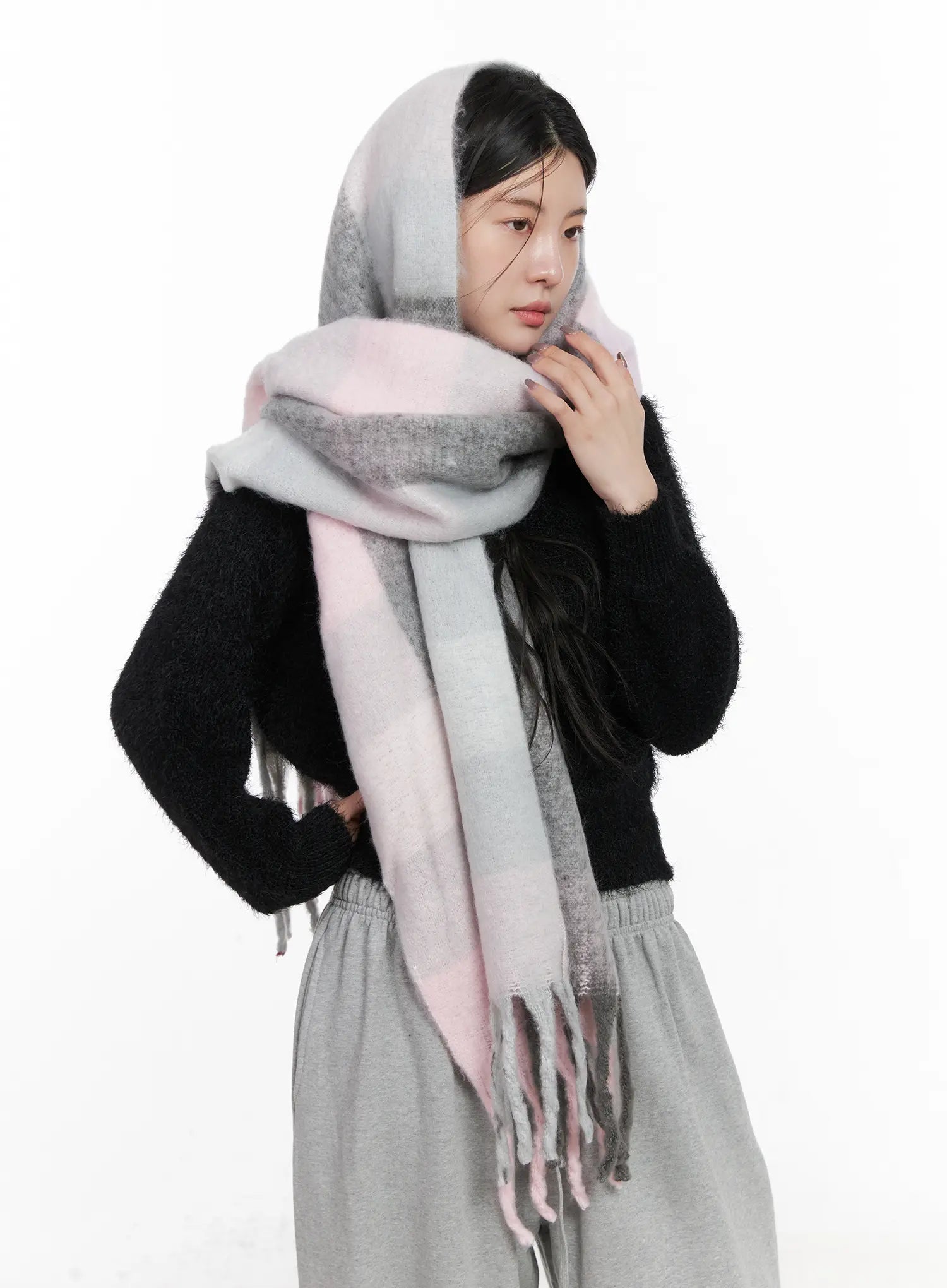 checked-wide-long-scarf-cn513
