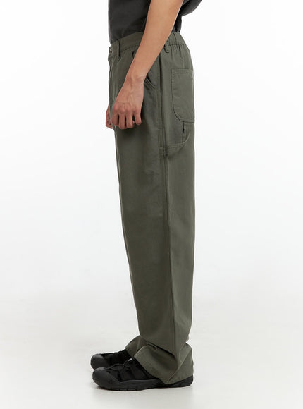 mens-wide-fit-cotton-pants-dark-green-ig402