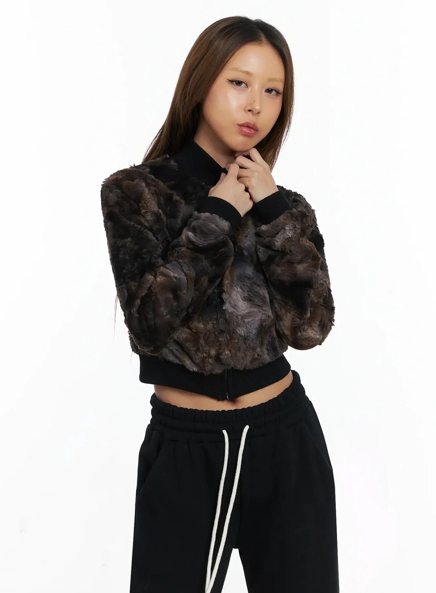 multi-color-faux-fur-zip-up-jacket-id503
