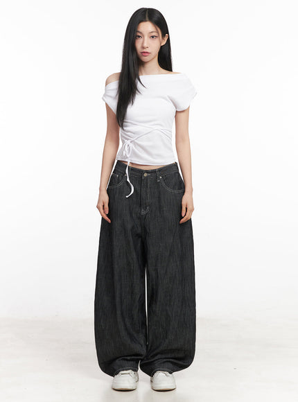 asymmetric-short-sleeve-wrap-shirt-iy516