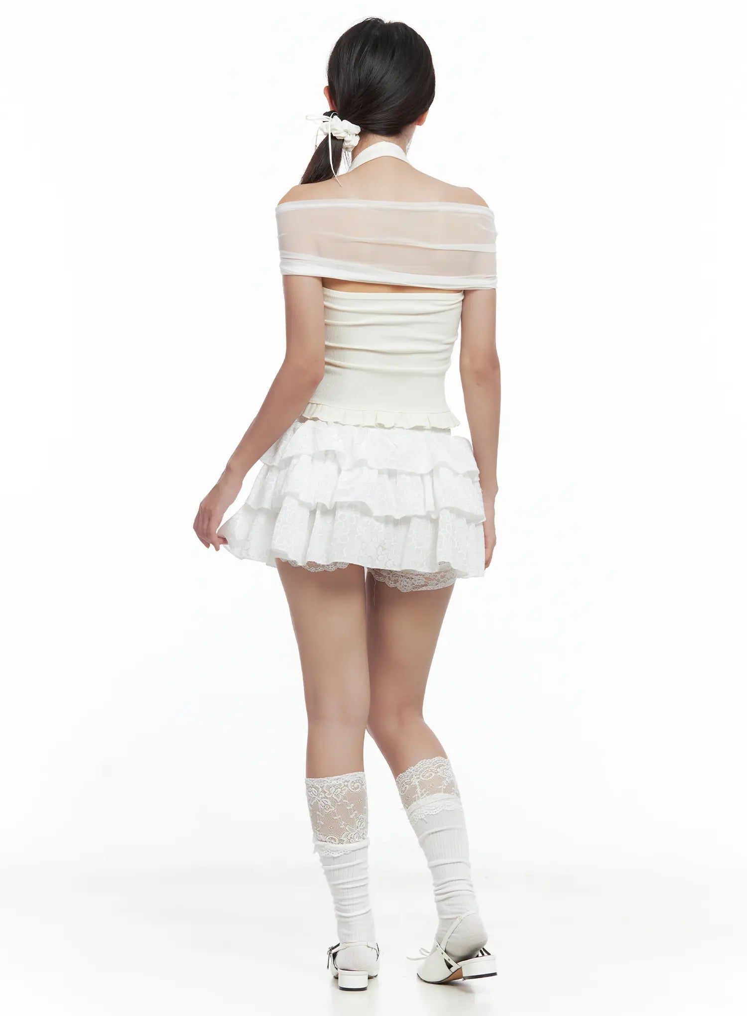 floral-embroidered-ruffle-mini-skirt-cl509