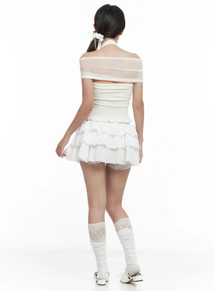 floral-embroidered-ruffle-mini-skirt-cl509