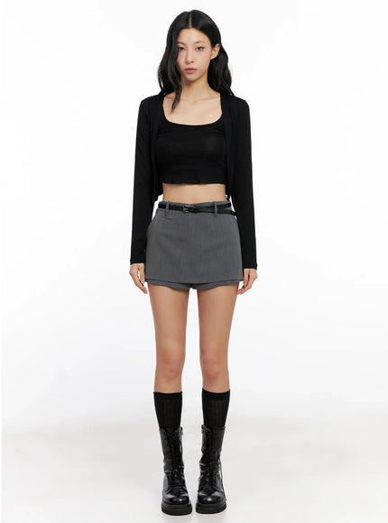 Cropped Tank & Cardigan Set IG508