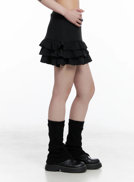 Ruffle Mini Skirt CS529