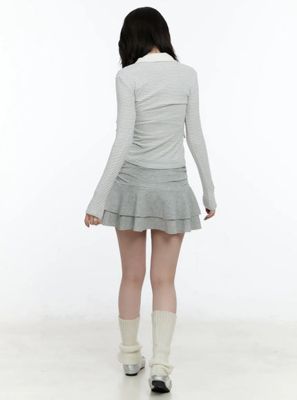 striped-collar-long-sleeve-top-cn517