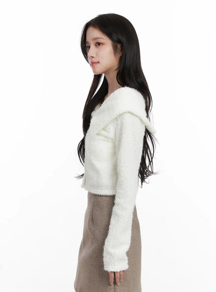 fuzzy-collar-cropped-cardigan-cn526