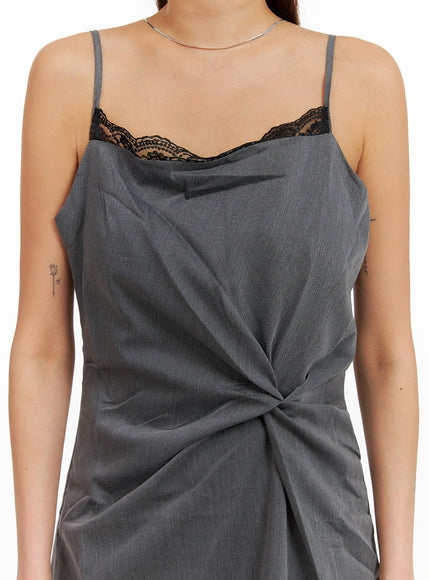 lace-twist-mini-dress-cy402