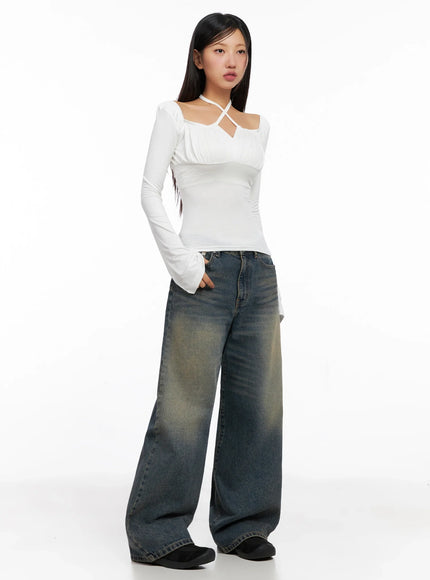 Maisie Vintage Wide-Leg Jeans IG528