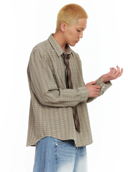 mens-casual-glen-plaid-print-tie-il514