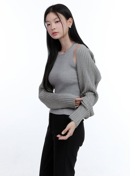 solid-bolero-sleeve-top-oo429