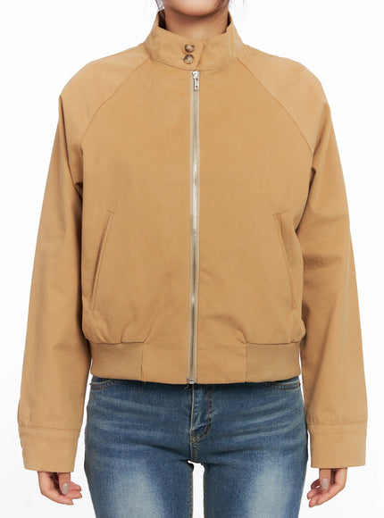 Cotton Raglan Sleeve Jacket CO514