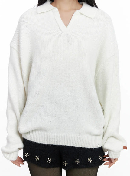 oversized-collar-knit-sweater-cj514
