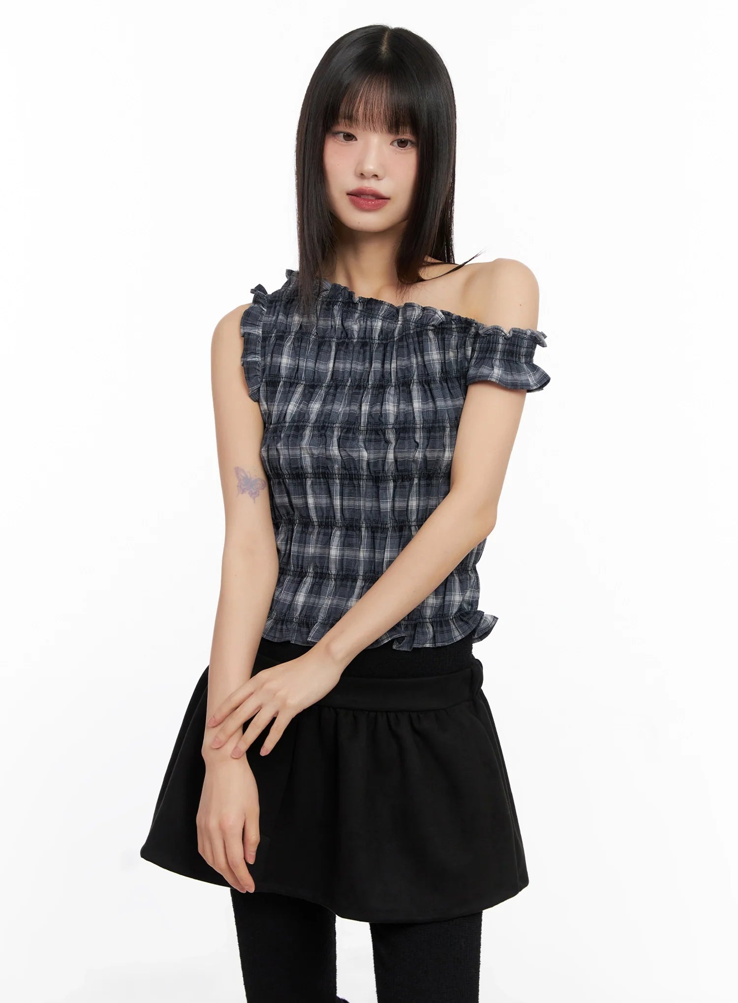 plaid-off-shoulder-top-in503