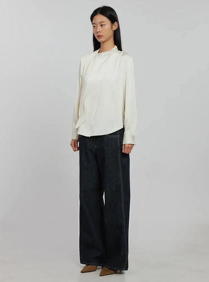 flowy-neck-tie-blouse-ij509