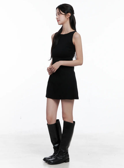 Elegant Sleeveless Mini Dress CS519