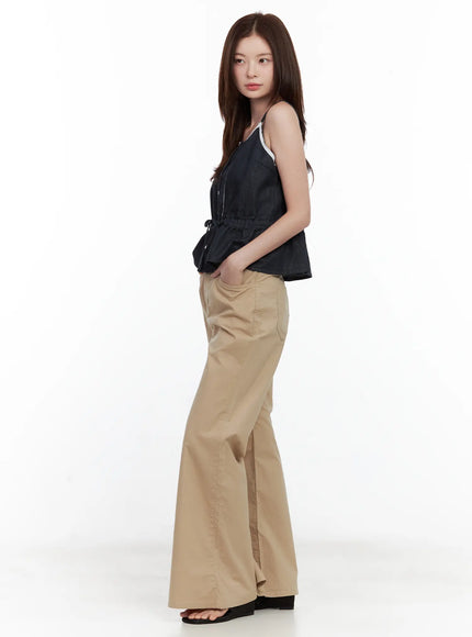 beige-loose-flared-pants